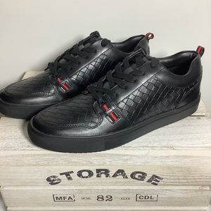 KINGSIDE MENS ERIC WOVEN LOW-TOP SNEAKERS